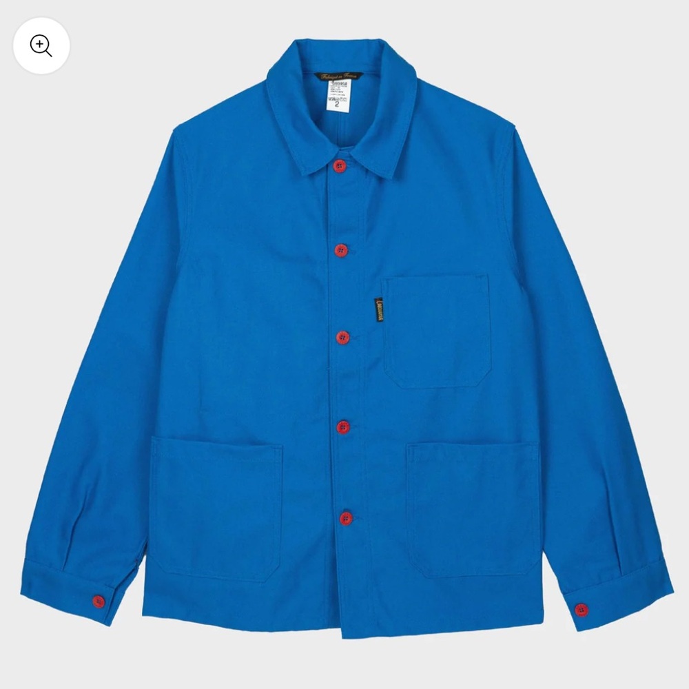 LE LABOUREUR WORK JACKET IN AZUR - size large - perfect condition